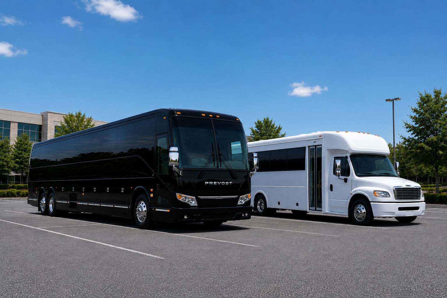 Charter bus rental in Baltimore, MD